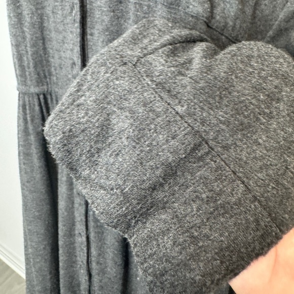 Torrid Long Sleeve Dress Grey - Picture 7 of 9